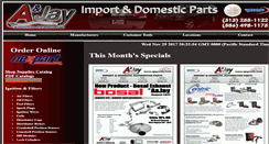 Desktop Screenshot of ajayauto.com